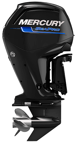 MOTOR MERCURY 75HP 4 TIEMPOS SEAPRO (75 ELHPT 4S) 1F7645TED (ADVANCED TILLER) C/ACCS PROPELA ACERO - 4