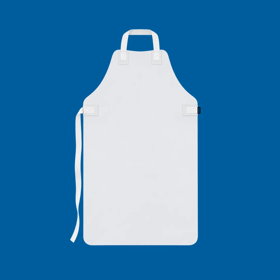 MANDIL PVC BLANCO 90 X 115 CM. (BB)