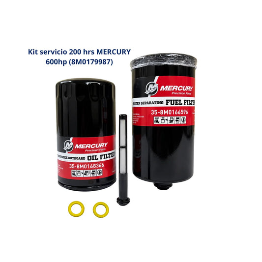 KIT SERVICIO 200 HRS. MY. 600HP. VERADO V12 (8M0179987) 4 TIEMPOS