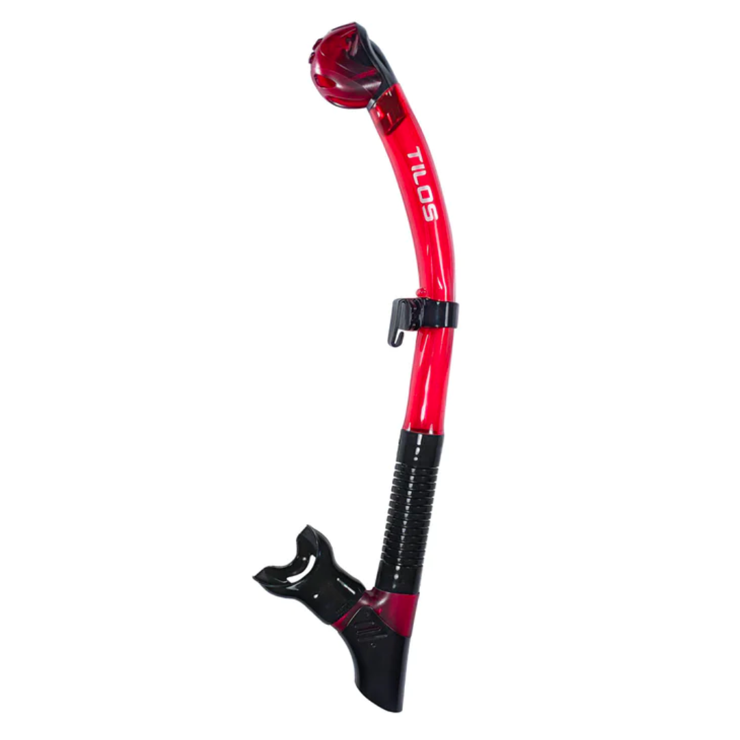 SNORKEL ORION DRY C/VALVULA (S902RD/BK) ROJO-NEGRO TILOS - 2