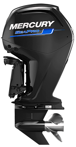 MOTOR MERCURY 90HP 4 TIEMPOS SEAPRO (90EXLHPT 4S SP) 1F9146TED (MANERAL ADVANCED TILLER) C/ACCS PROPELA ACERO - 2