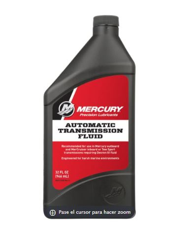 ACEITE MY. TRANSMISION AUTOMATICA 946 ML. (8M0173229) 600HP 4 TIEMPOS