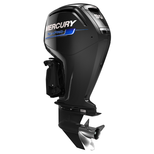 MOTOR MERCURY 90HP 4 TIEMPOS SEAPRO (90EXLHPT 4S SP) 1F9146TED (ADVANCED TILLER) C/ACCS PROPELA ACERO