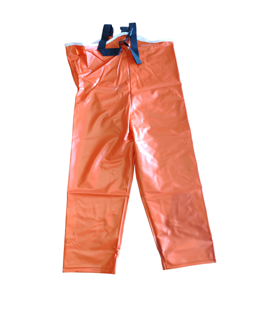 PANTALON DE PLASTICO NARANJA CHICO (BB)