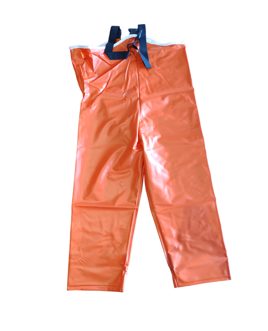 PANTALON DE PLASTICO NARANJA GRANDE (BB)