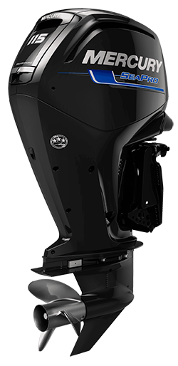 MOTOR MERCURY 115HP 4 TIEMPOS SEAPRO (115EXLHPT 4S SP) 1116F6TED (MANERAL ADVANCED TILLER) C/ACCS PROPELA ACERO - 3