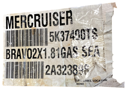 TRANSMISION COMPLETA MERCRUISER BRAVO X II 1.81:1 INCLUYE TRANSOM (5K37400TS) - 3
