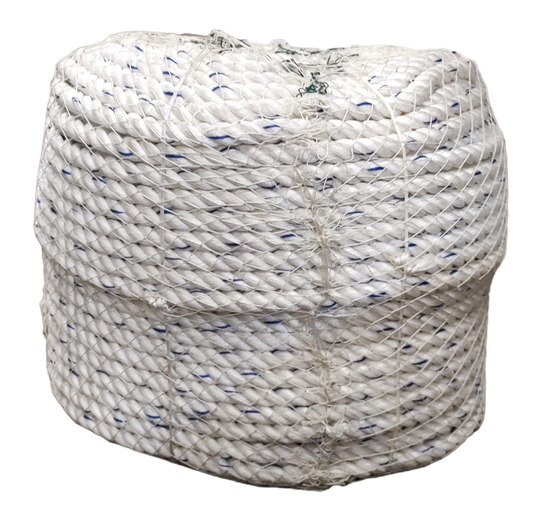CABO NYLON BLANCO 1 (25 MM) PESCADOR (81KG APROX.)(ROLLO 100 BZ)