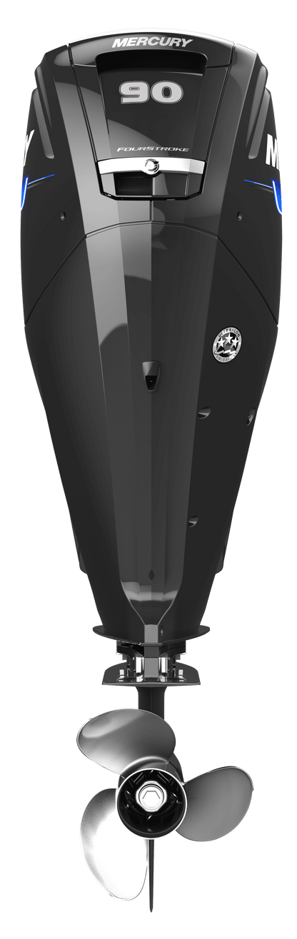 MOTOR MERCURY 90HP 4 TIEMPOS SEAPRO (90EXLHPT 4S SP) 1F9146TED (MANERAL ADVANCED TILLER) C/ACCS PROPELA ACERO - 3